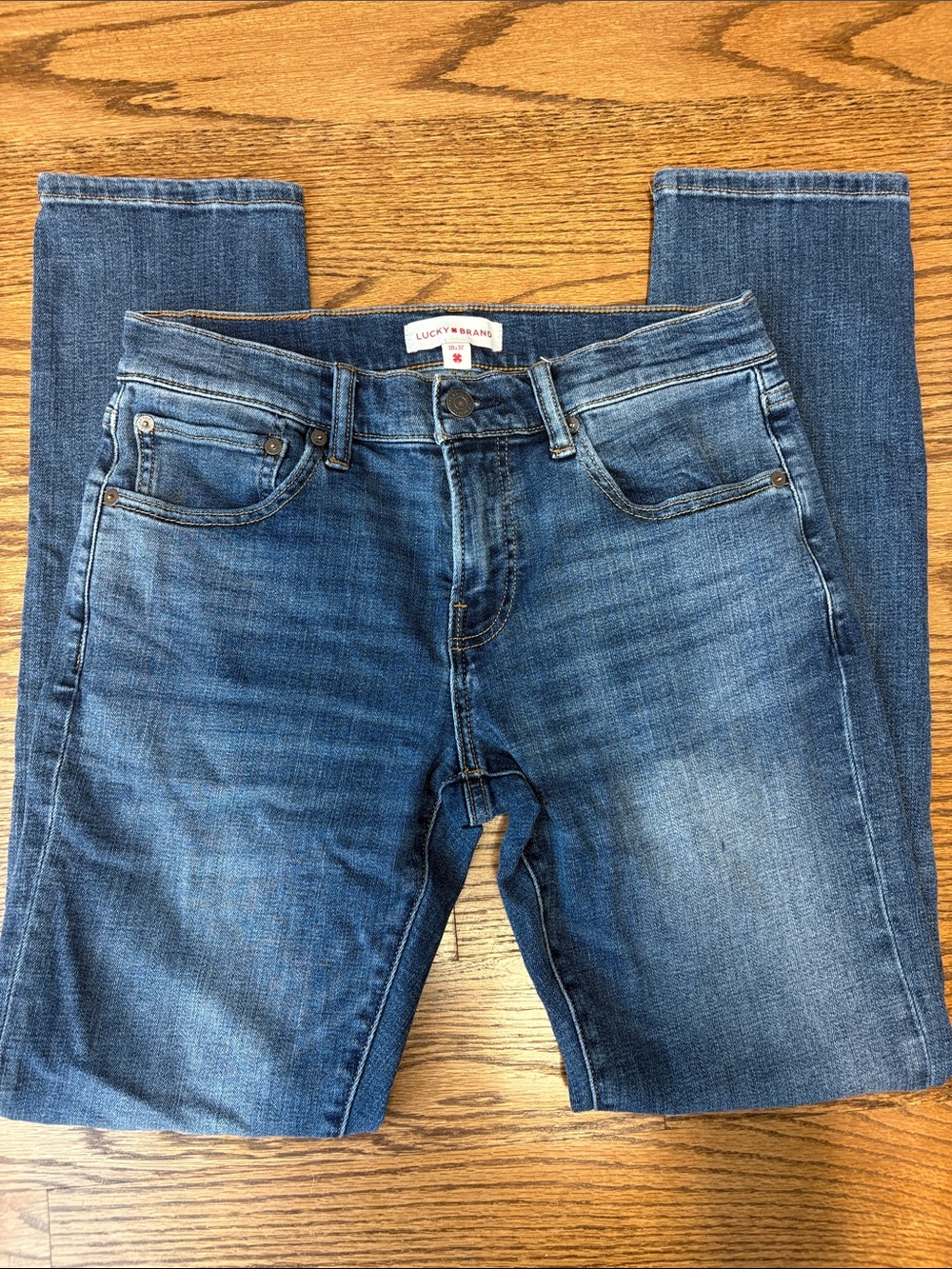 Lucky Brand Men's Medium Blue 110 Slim Straight Jeans 30x32